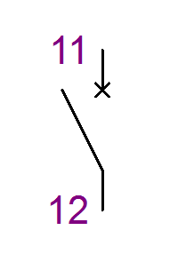 Symbol mit Anschlussnummern